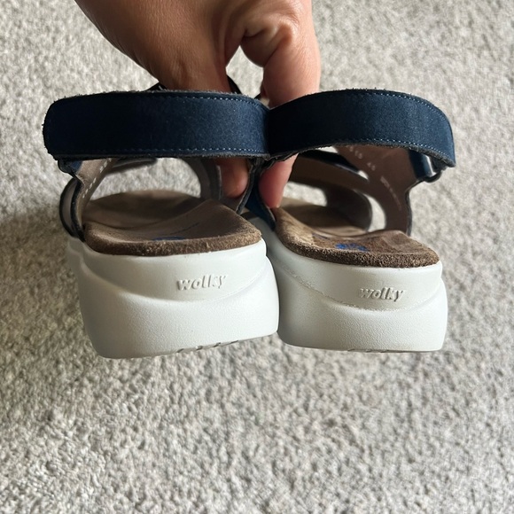 Wolky Women's Size 40 ‘Ikaria’ Adjustable Slingback Ankle Strap Strappy Sandals - Picture 3 of 4